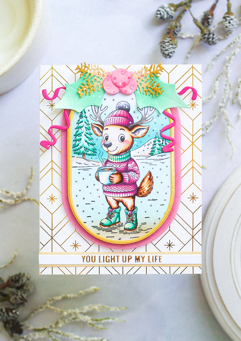 SL Clear Stamp Cozy deer Essentials 74x105x1mm 1 Pieces