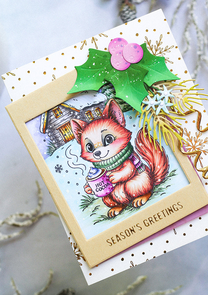 SL Clear Stamp Hot cocoa Essentials 74x105x1mm 1 Pieces