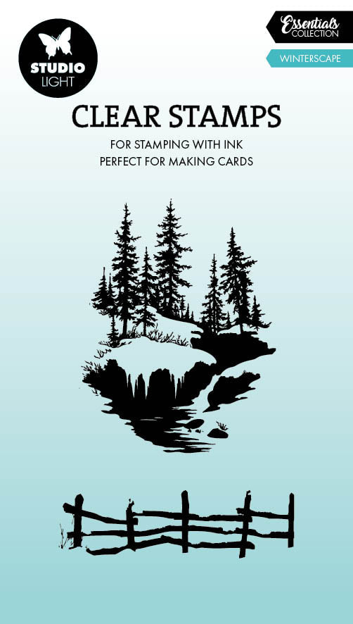 SL Clear Stamp Winterscape Essentials 57x86x3mm 2 Pieces