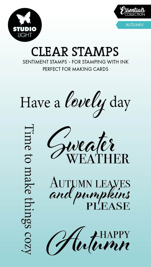 SL Clear Stamps Autumn Essentials 5 Pieces