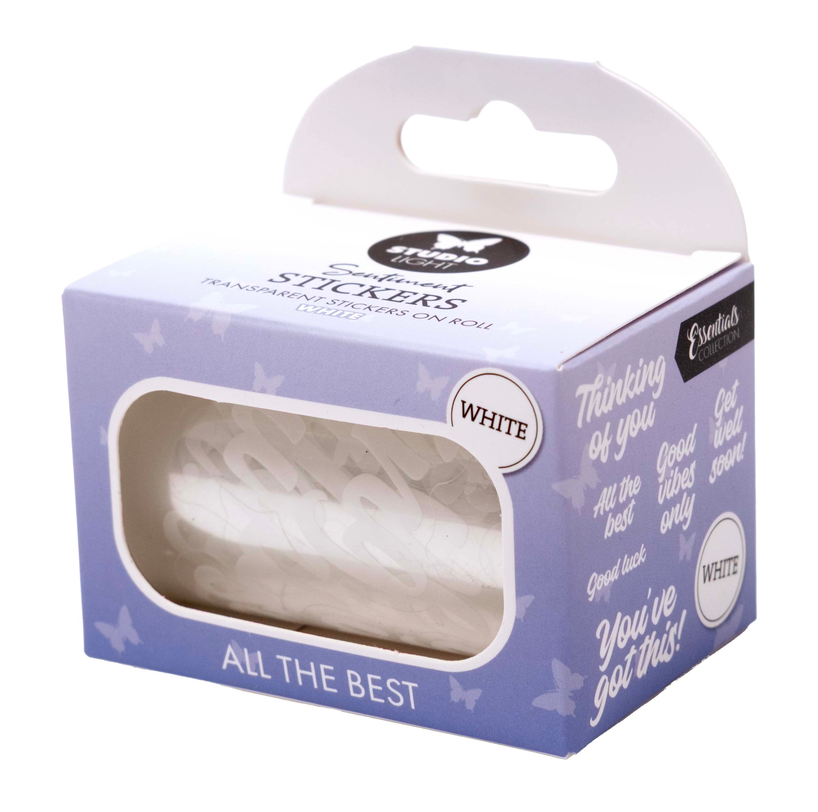 SL Clear Stickers White - All The Best Essentials 5 Meter