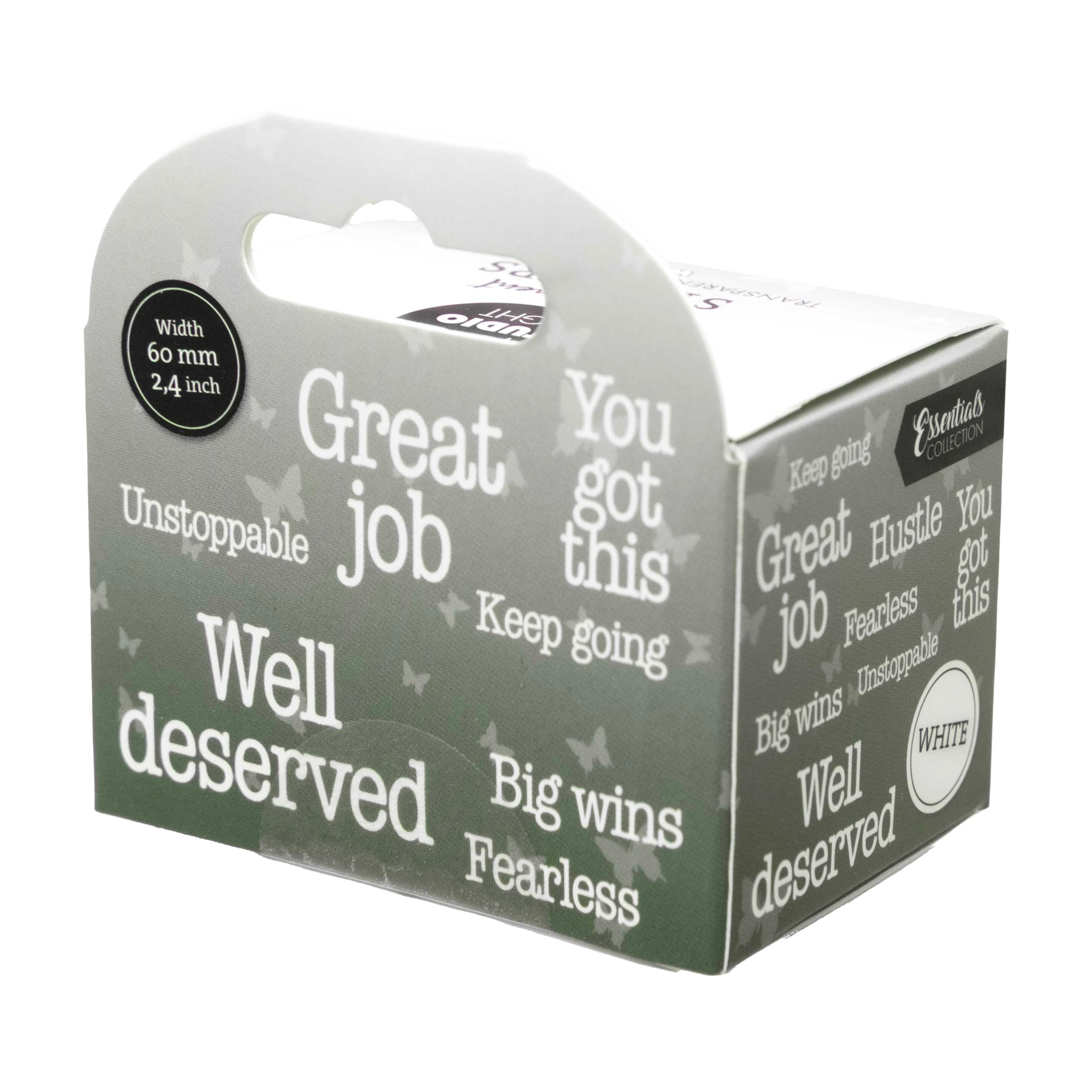 SL Clear Stickers White - Big Wins Essentials 5 Meter