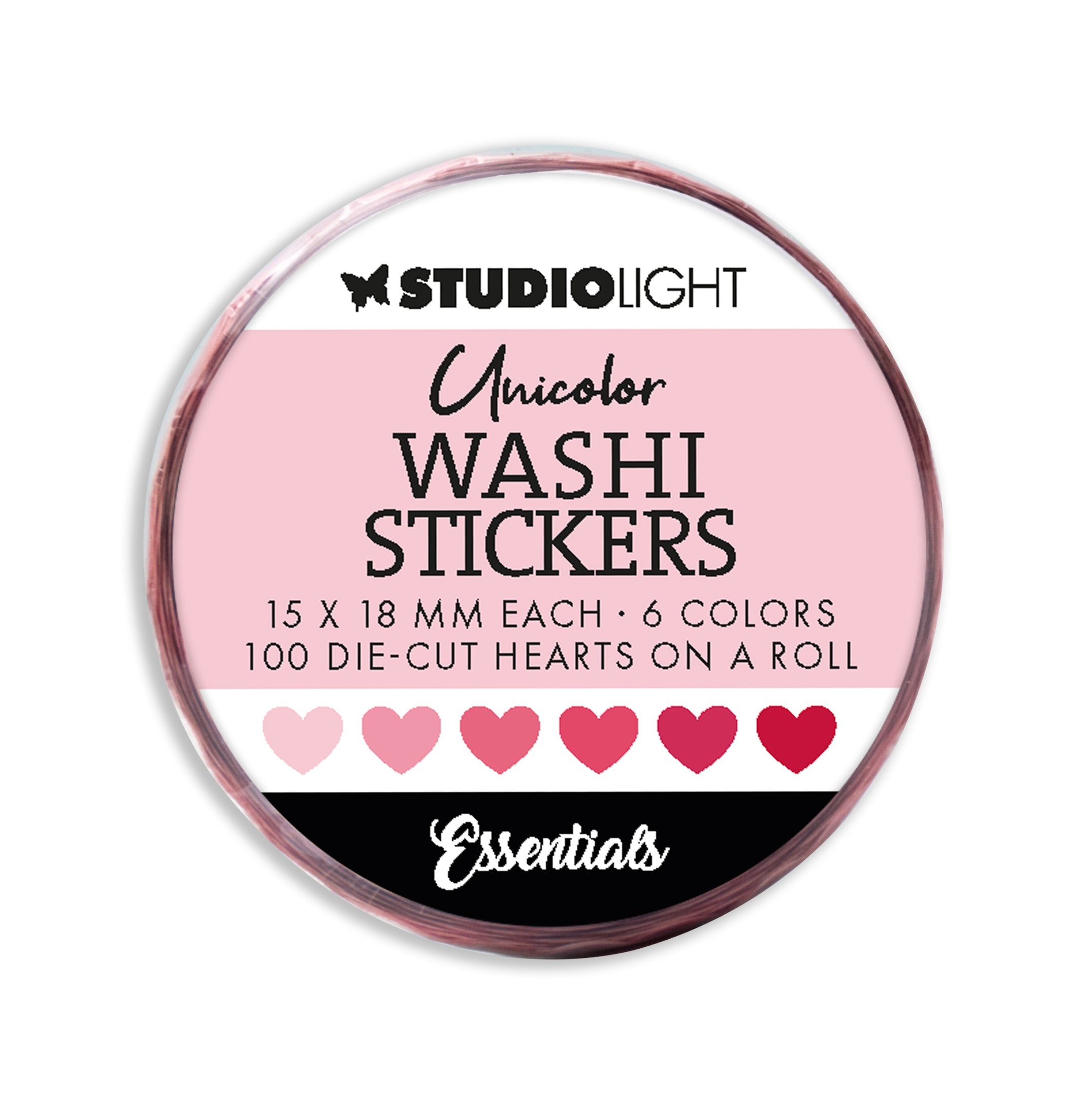 SL Washi Die-Cut Stickers Pinks Essentials 1 PC