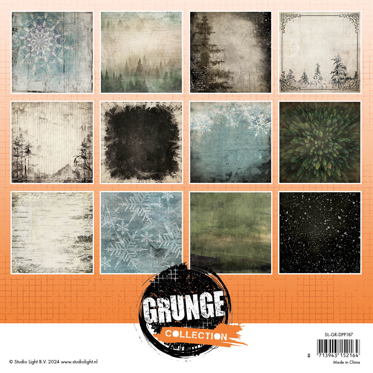 GR Design Paper Pad Background Paper Grunge Collection 36 SH