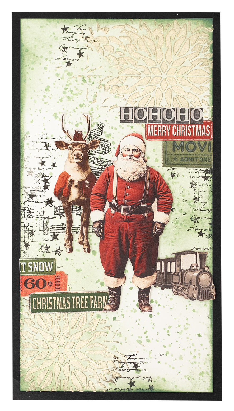 SL Mask Snow Background Grunge Collection 1 Pieces