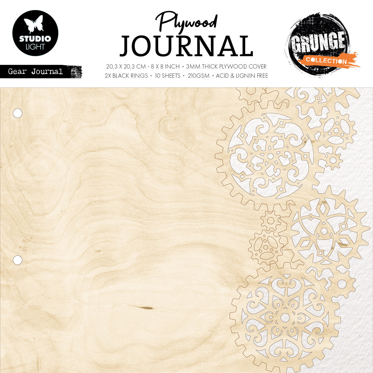 SL Plywood Journal Gear Journal Grunge Collection 14 PC