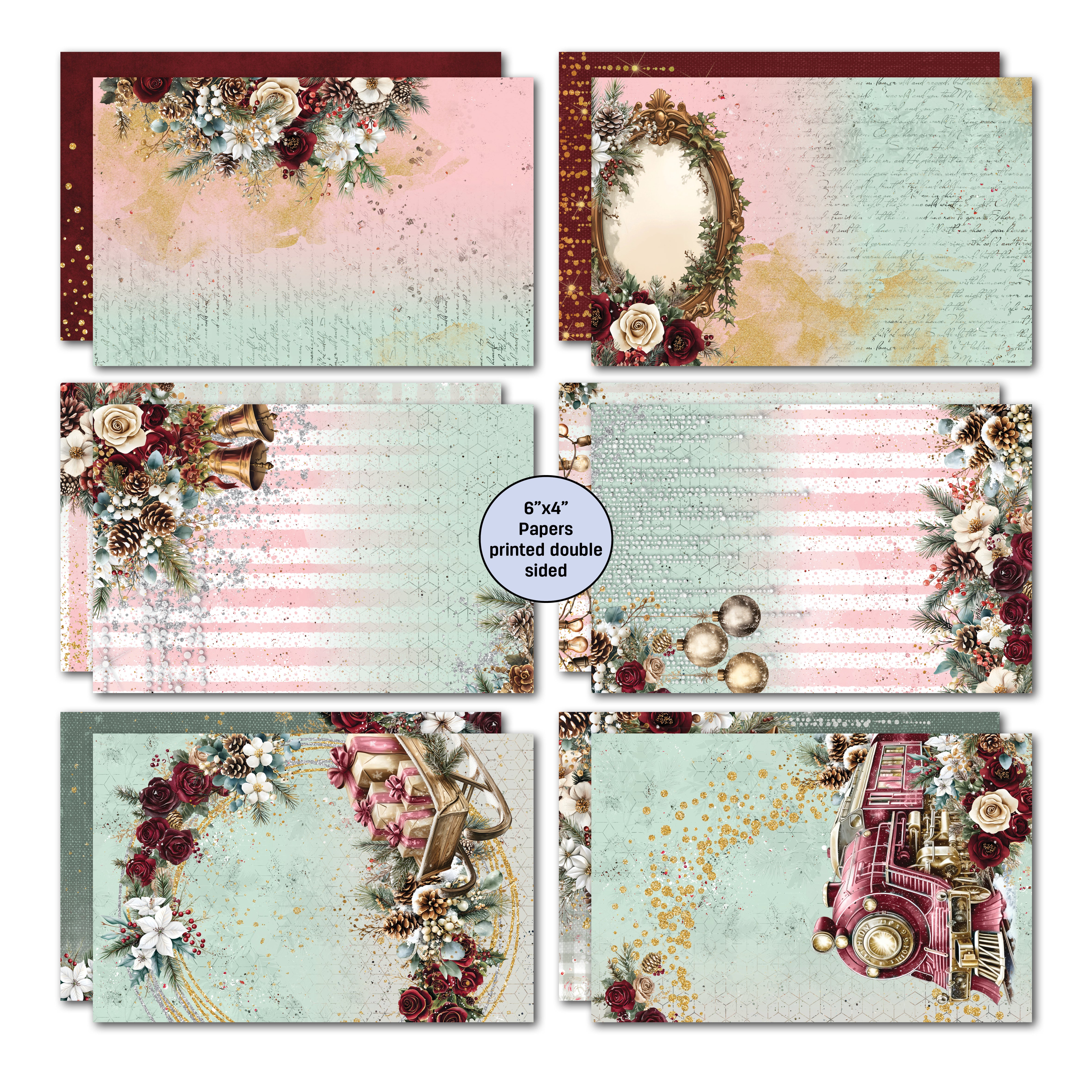 3Quarter Designs Silent Night 6x4 Card Pack