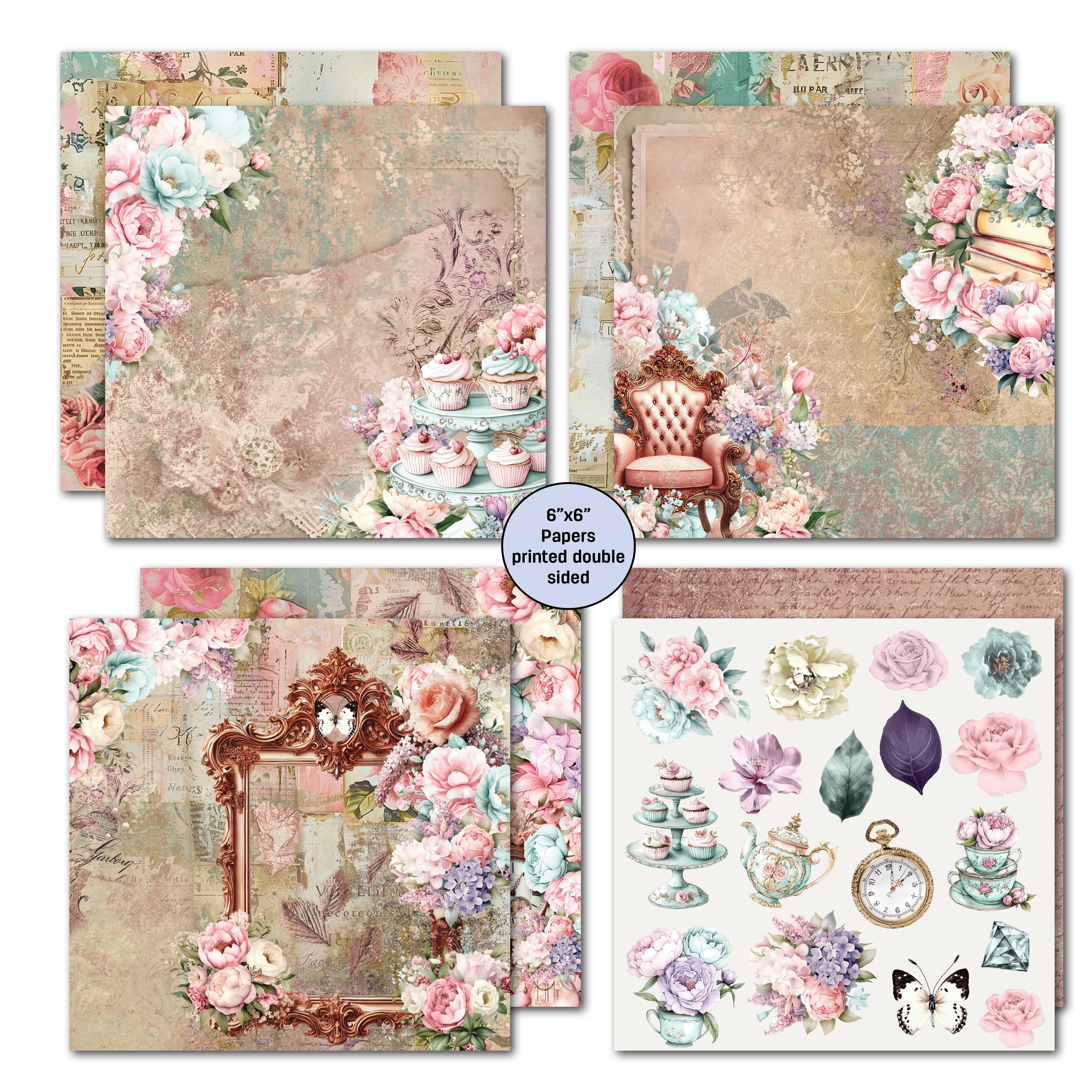 3Quarter Designs Positivi-Tea 6x6 Paper Pack