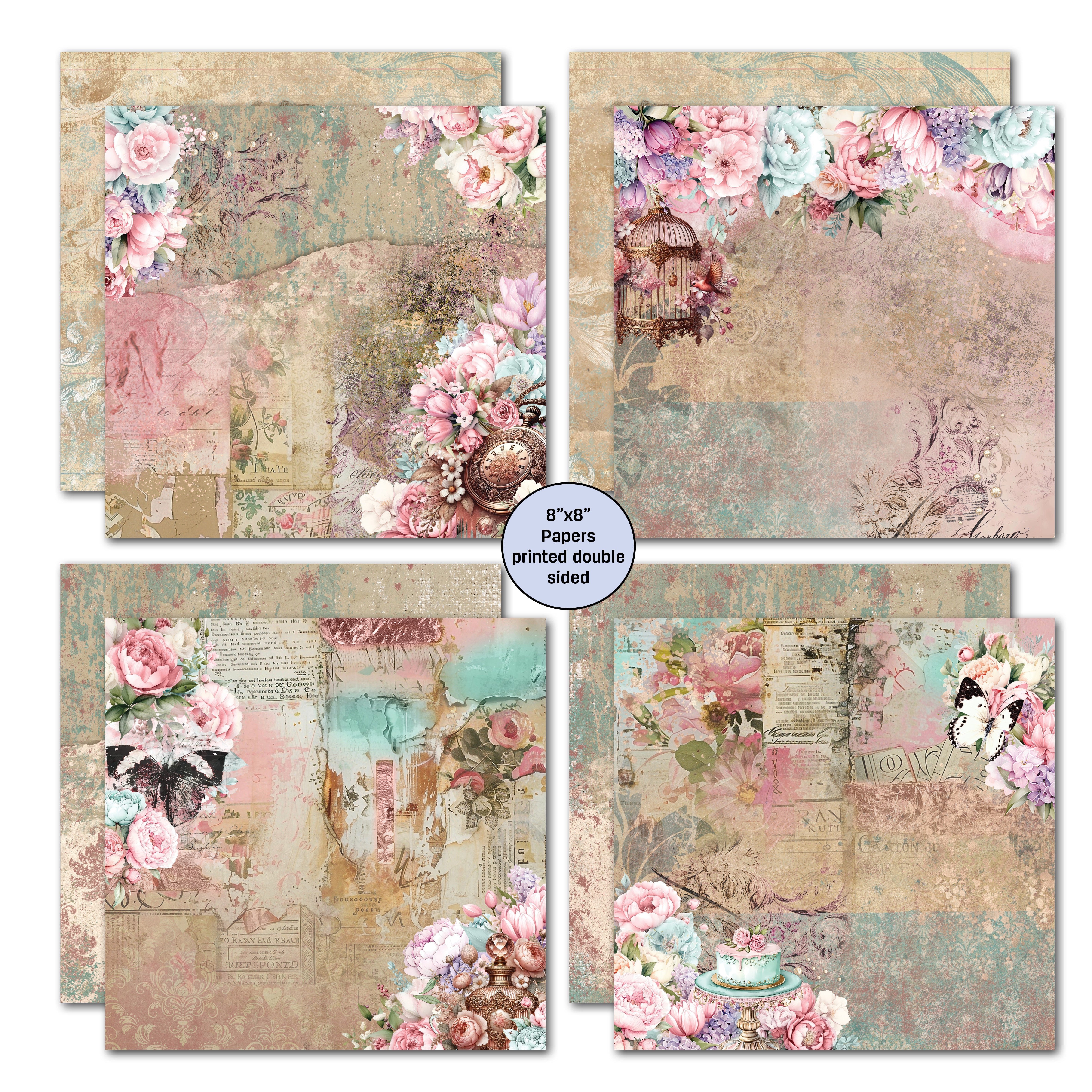3Quarter Designs Positivi-Tea 8x8 Paper Pack
