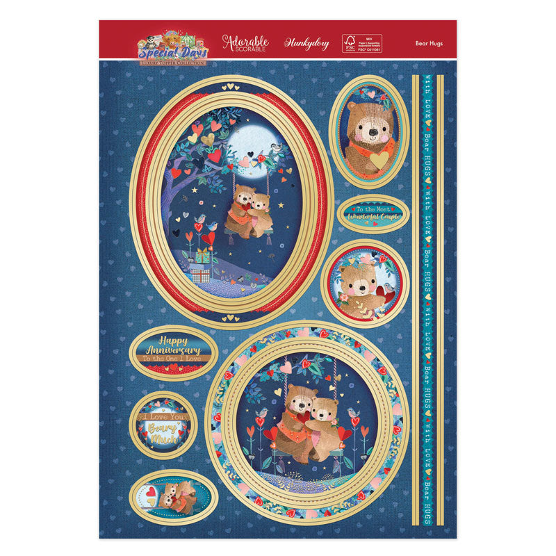 Bear Hugs Luxury Topper Set