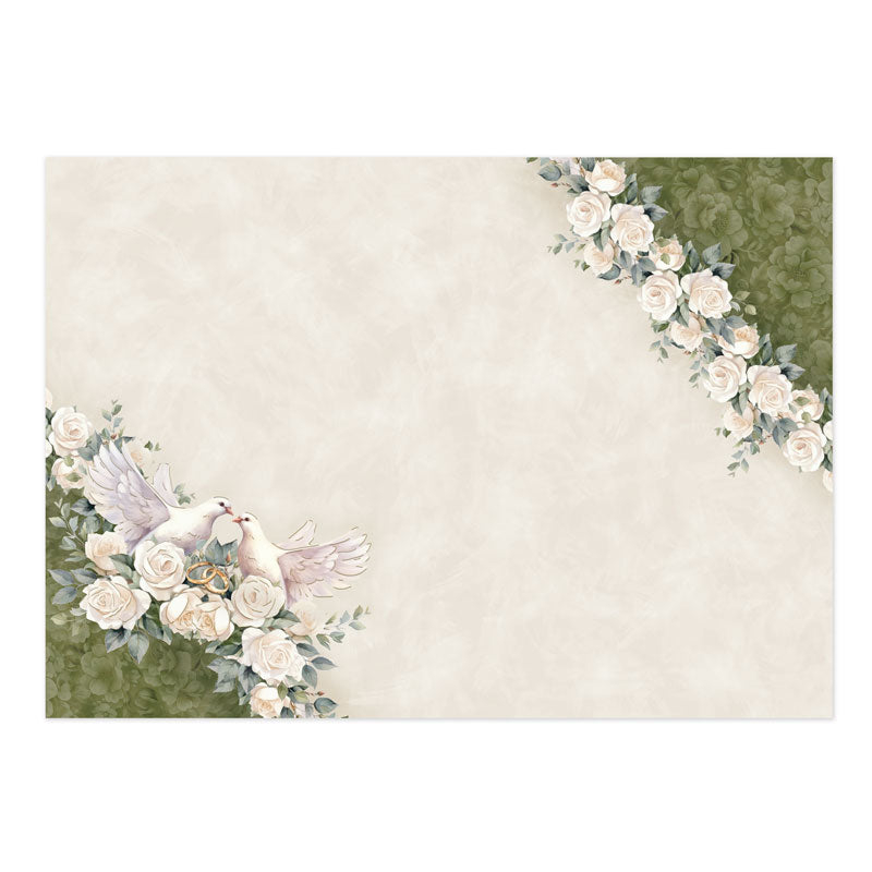 Wedding Day Wishes Luxury Topper Set