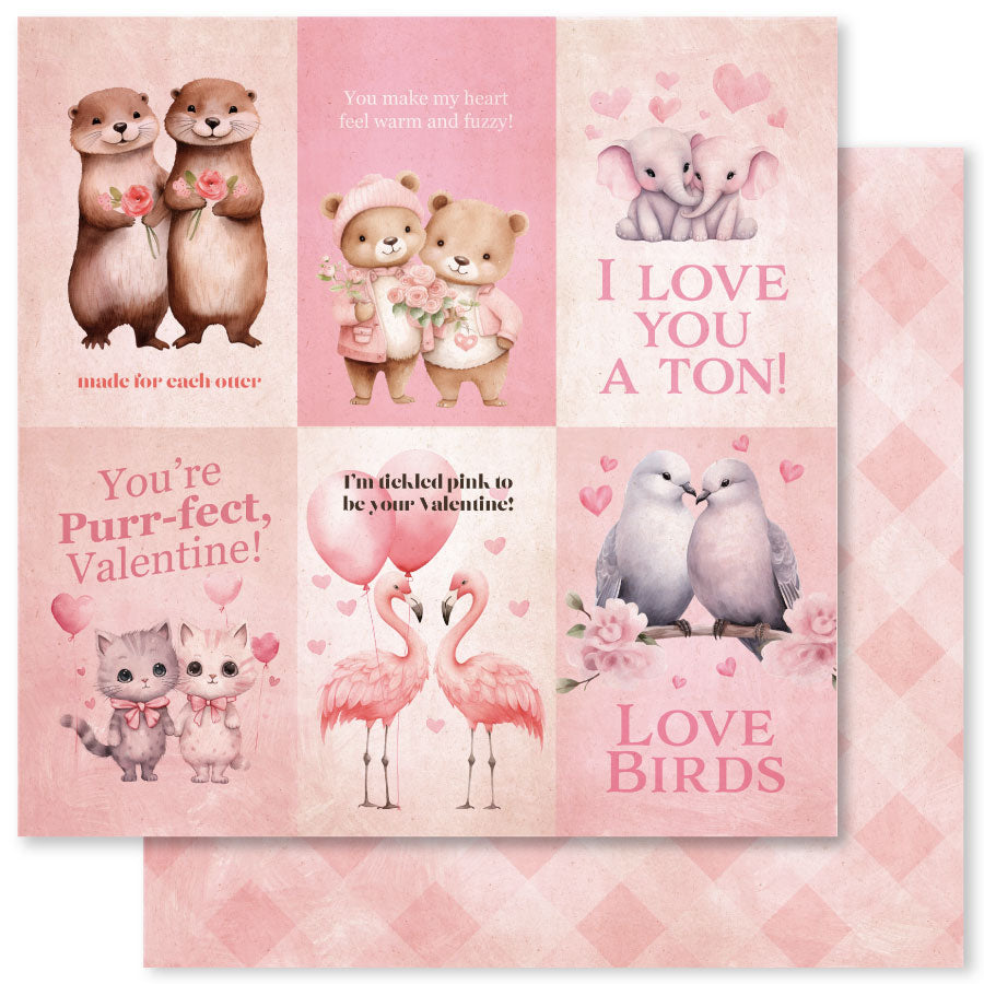 Sweet Valentine A 12 x 12 Paper (12 pc Bulk Pack) 33321