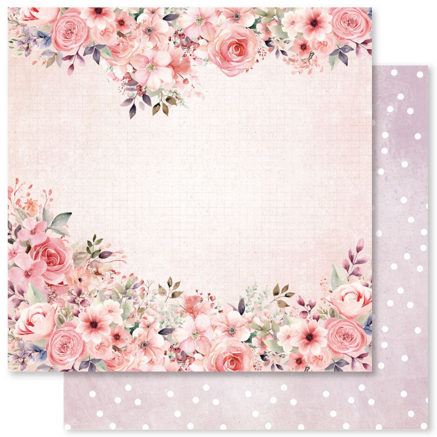 Sweet Valentine Basics A 12 x 12 Paper (12 pc Bulk Pack) 33345