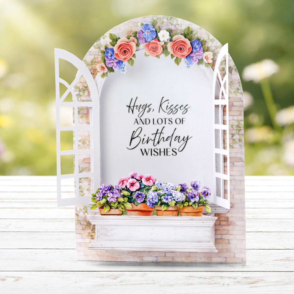 Arched Floral Windows & Doors, Card Making Kit