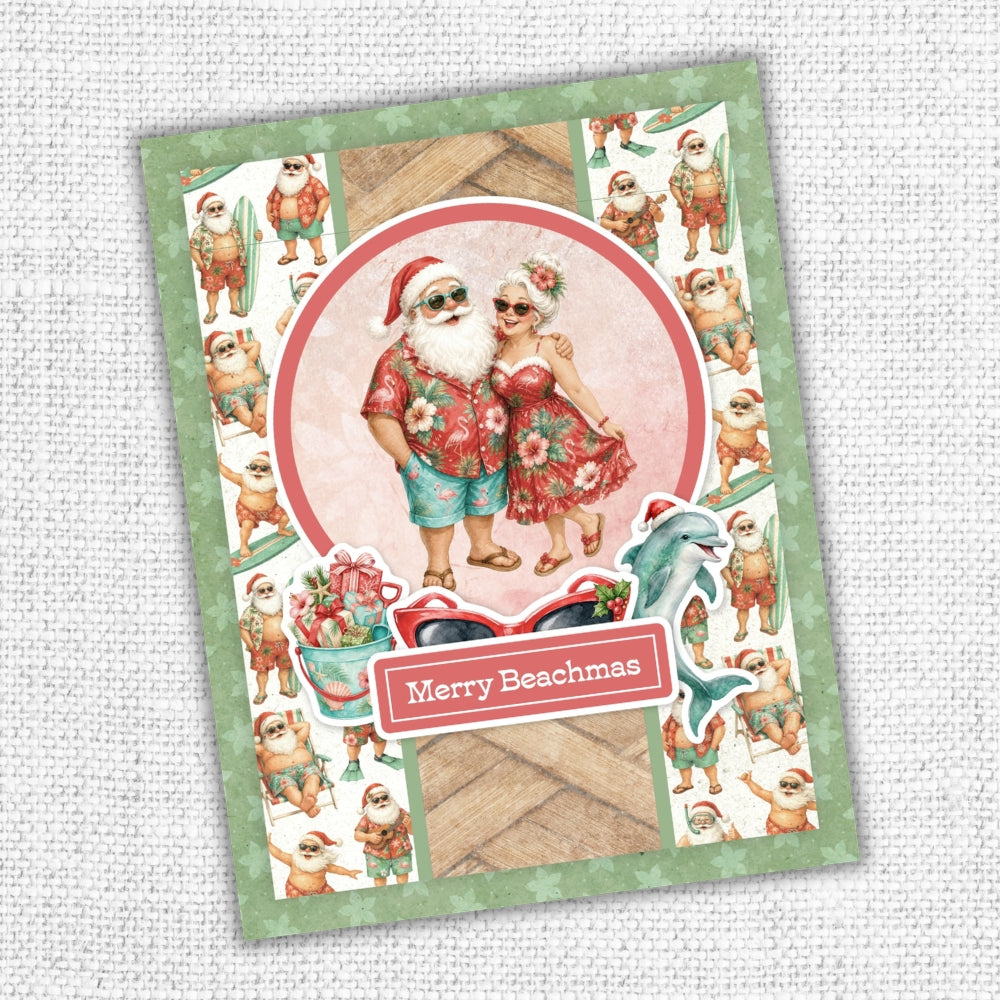 Christmas in Paradise 6 x 8" Embossed Die Cuts 36937
