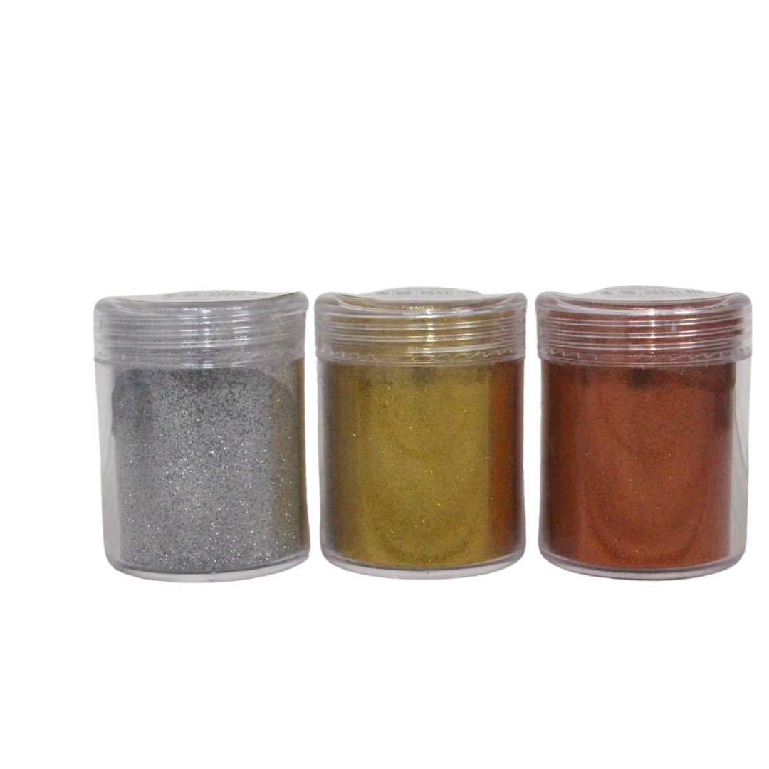 Stacey Park Microfine Glitter 3pk - Metallics