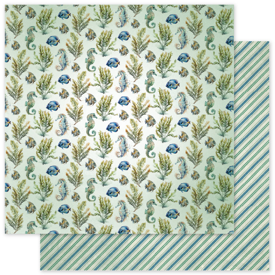 Seaside Memories Basics F 12x12 Paper (12 pc Bulk Pack) 33792