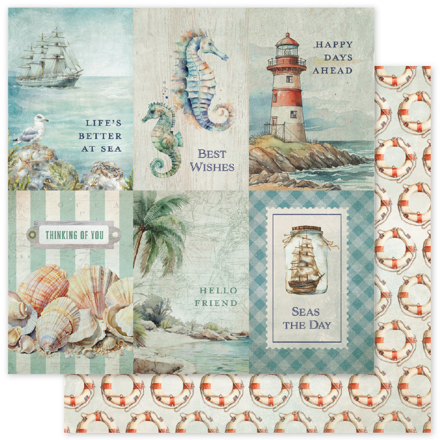 Seaside Memories D 12x12 Paper (12 pc Bulk Pack) 33762