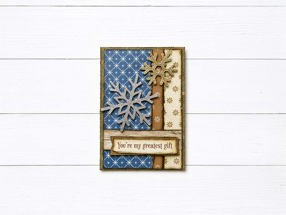 Scrapbooking Printed Pad For Art And Craft 10 Sheets cm 30.5x30.5 (12"x12") Backgrounds - Silent Night