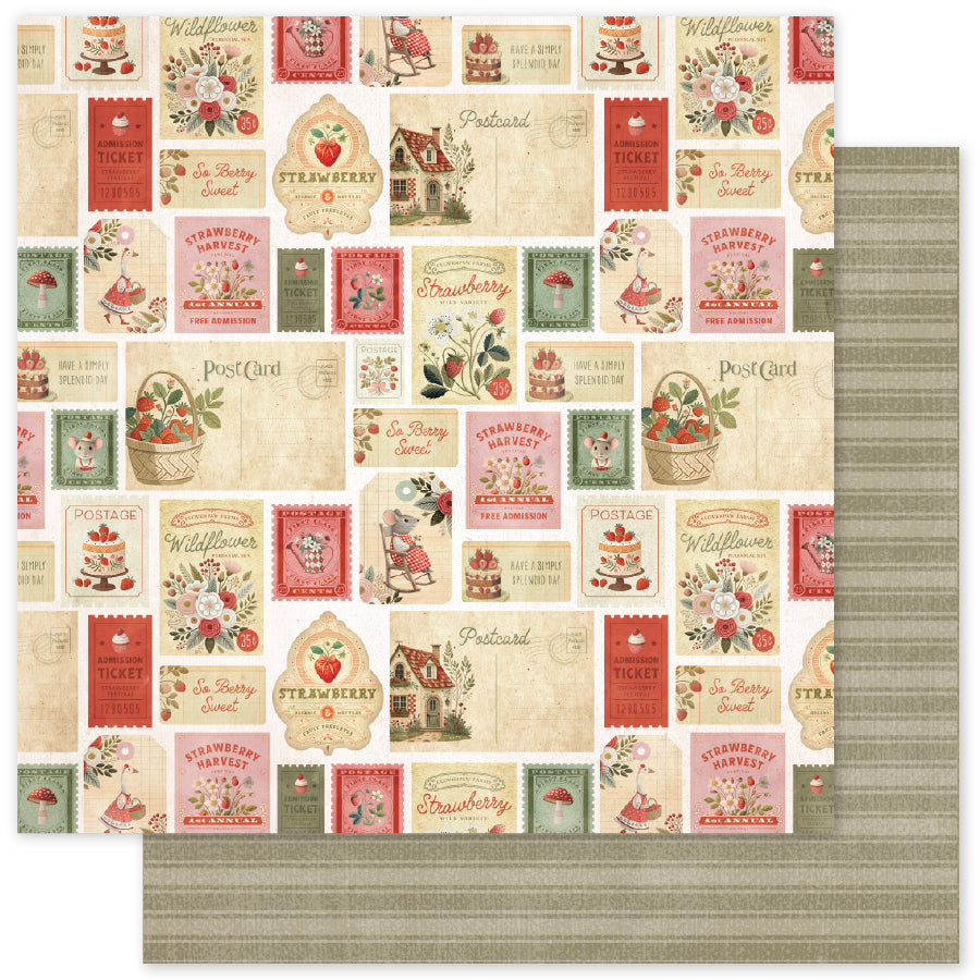 Strawberry Friends 12x12 Paper Collection 34860