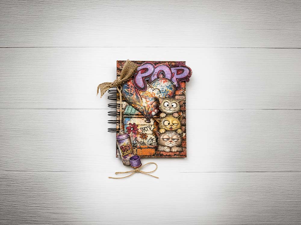 Printed Art Junk Journal Focus Points For Art And Craft A5 - Furry Friends 2