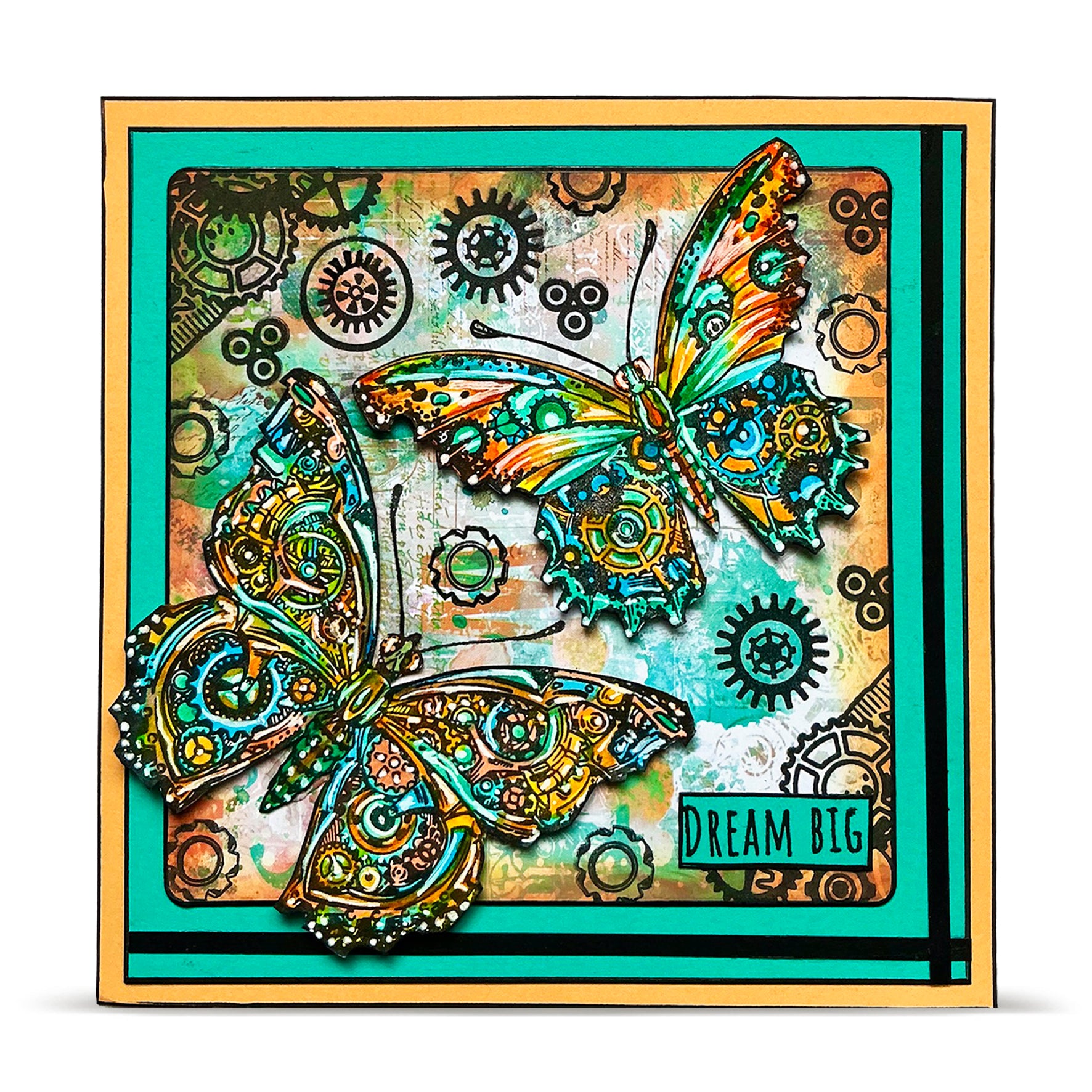 AALL and Create - A6 - Stamp Set - Papillons