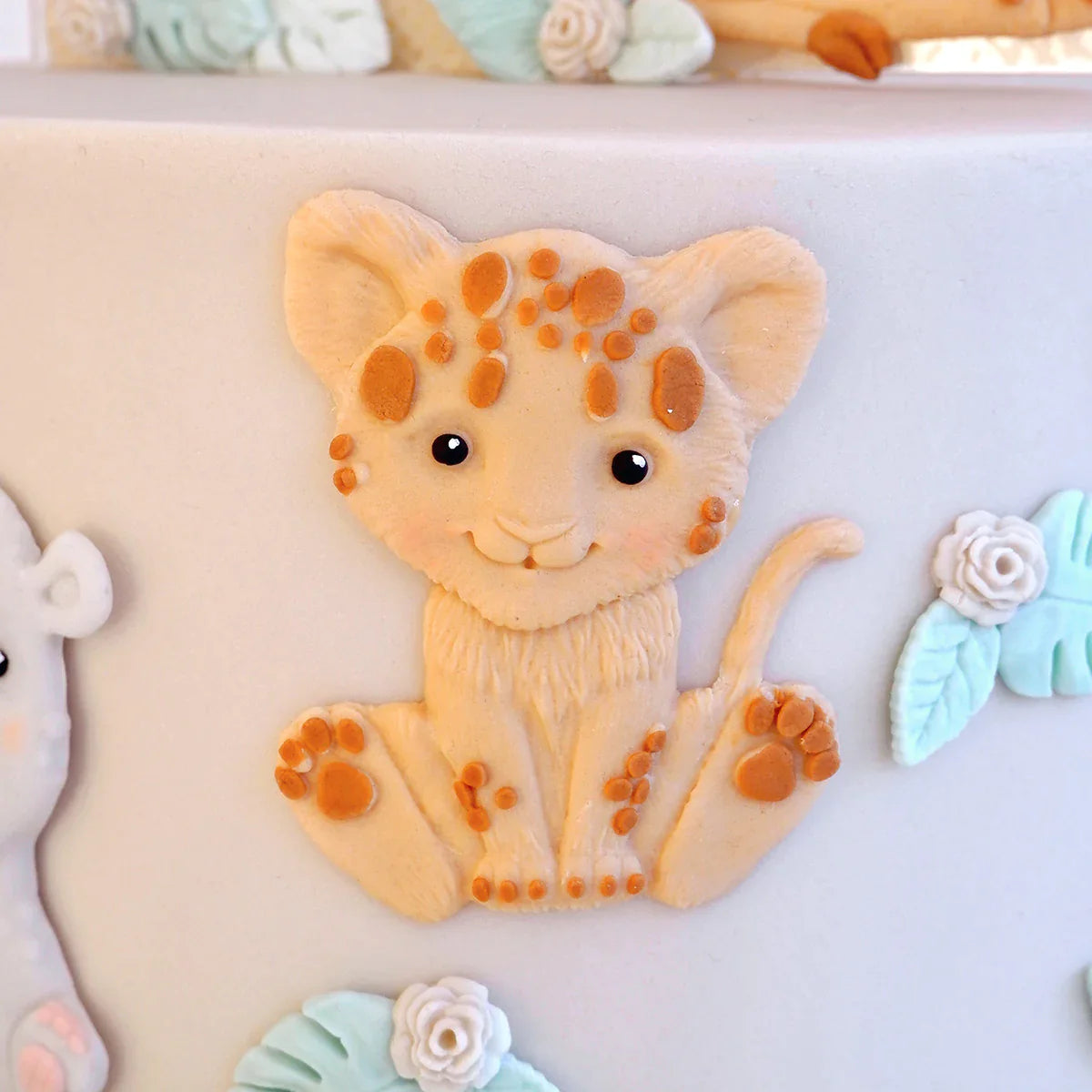 Sweet Safari Lion Cub Silicone Mould