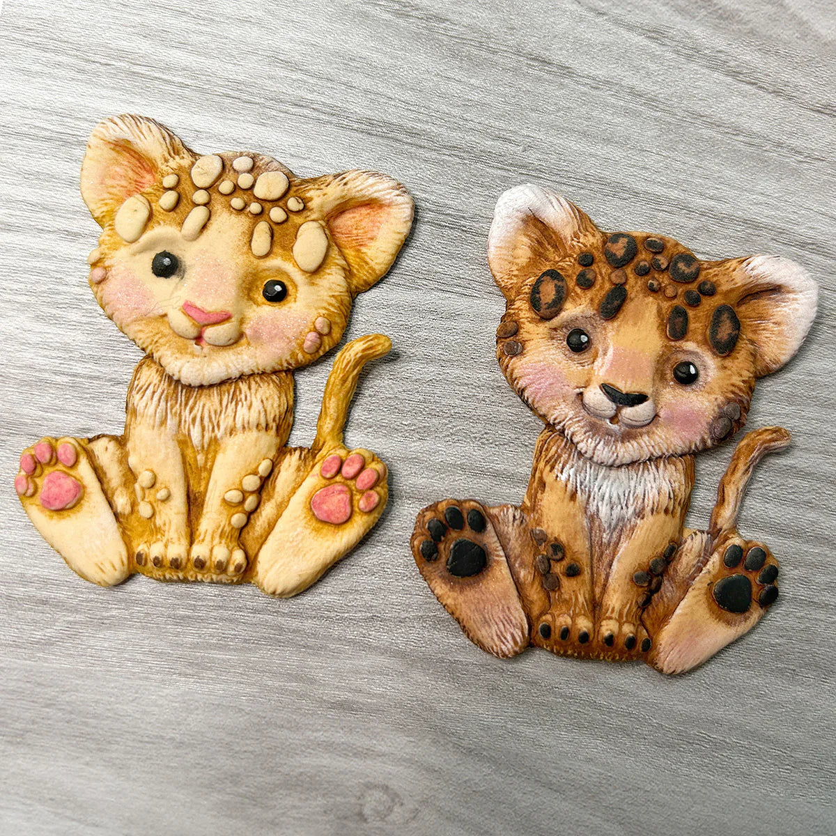 Sweet Safari Lion Cub Silicone Mould