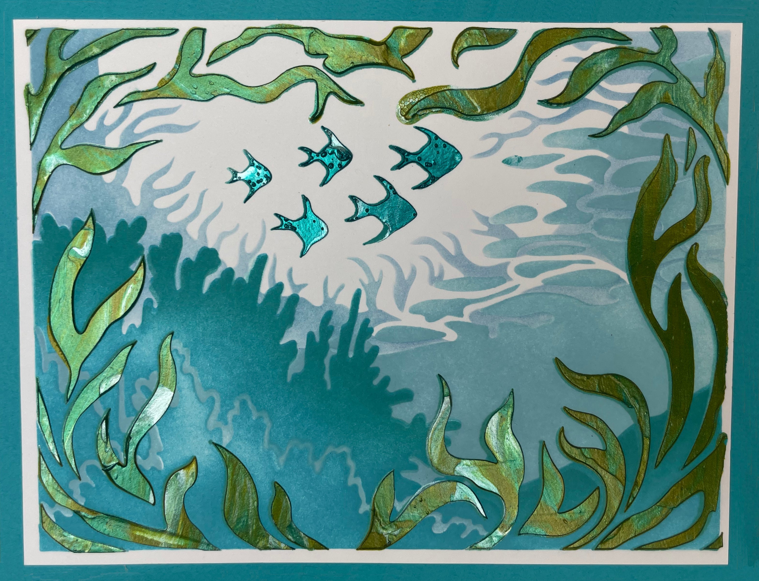 The Crafters Workshop A2 Layered Sea Paradise