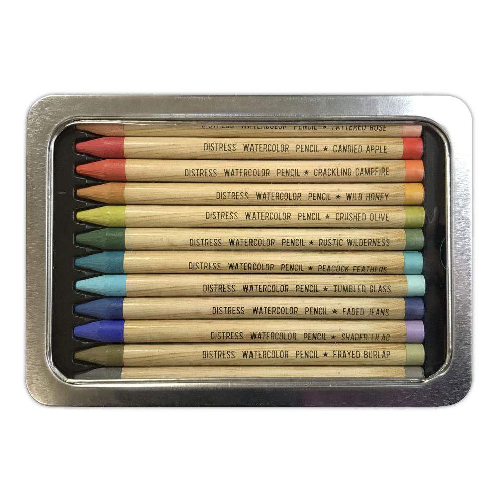 Tim Holtz Distress Watercolor Pencils 12/Pkg Set 3