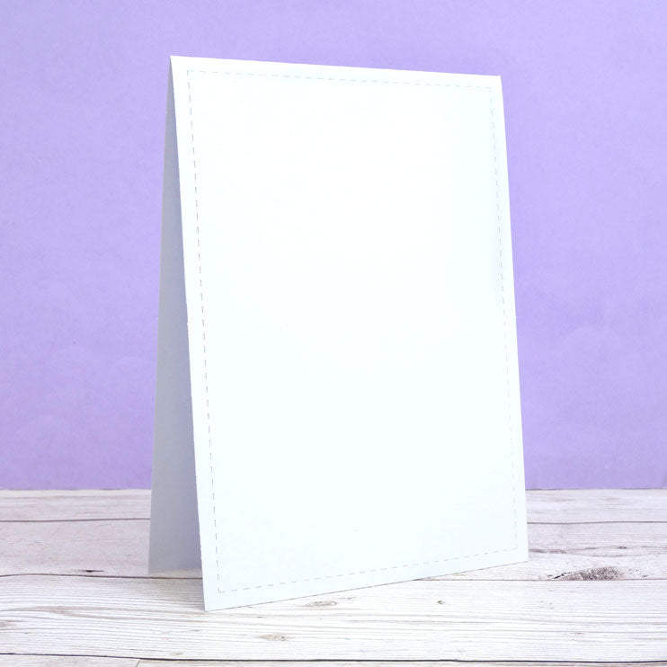 Stitched Edge Tent Fold Card Blanks & Envelopes - Size 7" x 5"