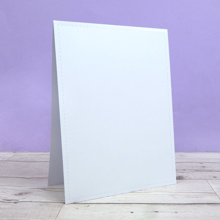 Stitched Edge Tent Fold Card Blanks & Envelopes - Size 8" x 6"