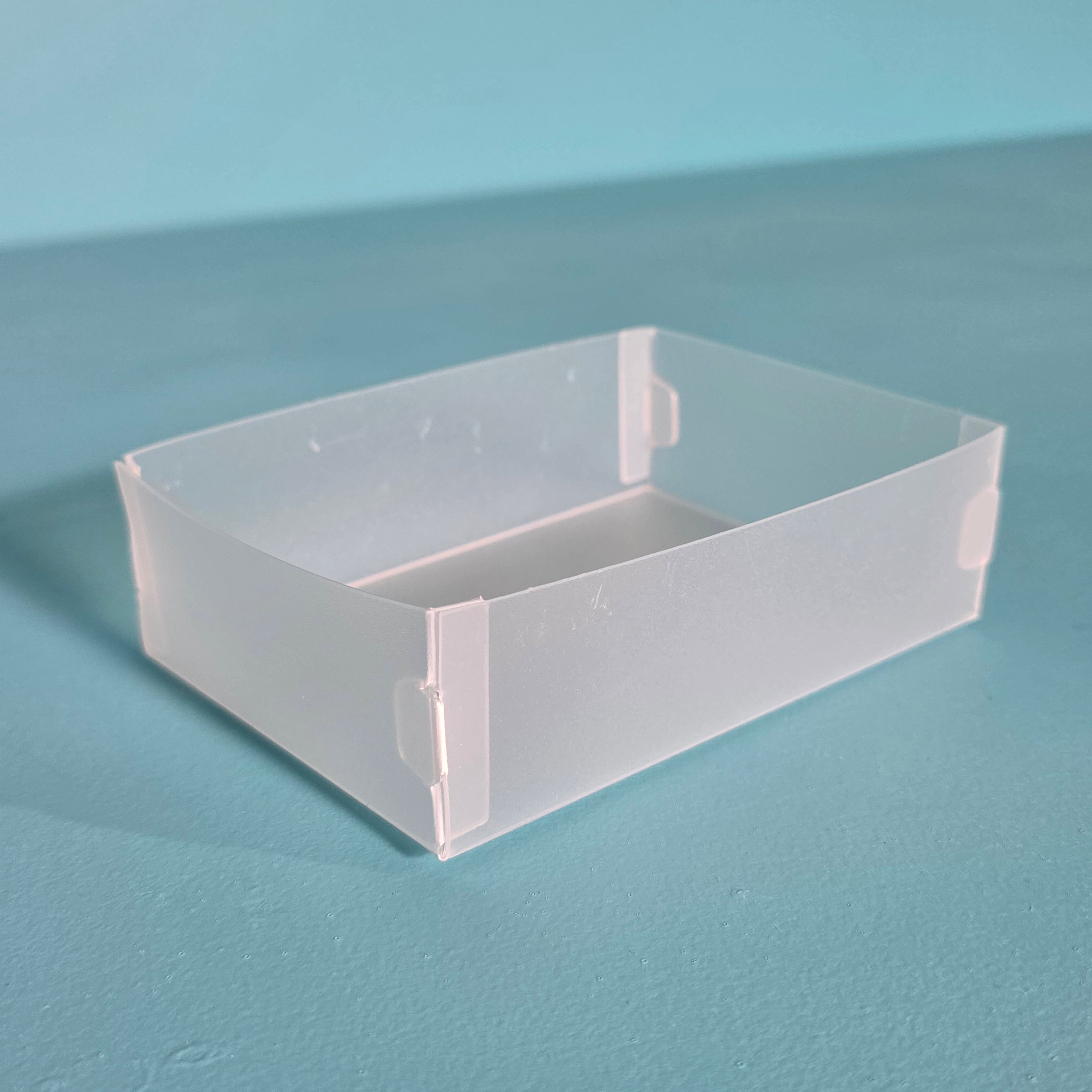 The Organized Option Basic Box "I" - 3.0" W x 4.0" L x 1.5" H - Set of 5