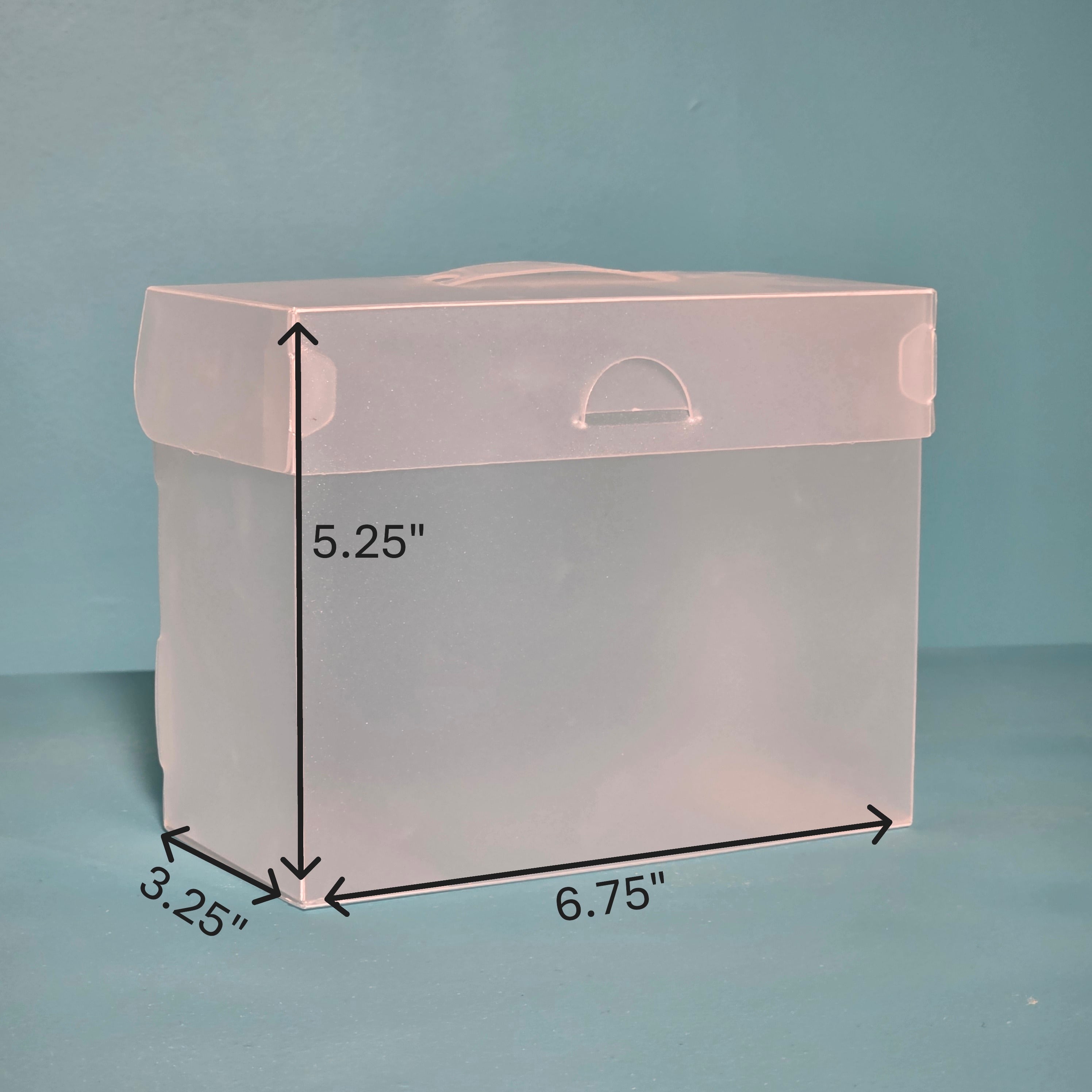 The Organized Option 4x6 File Master Storage Box with 5 Pockets