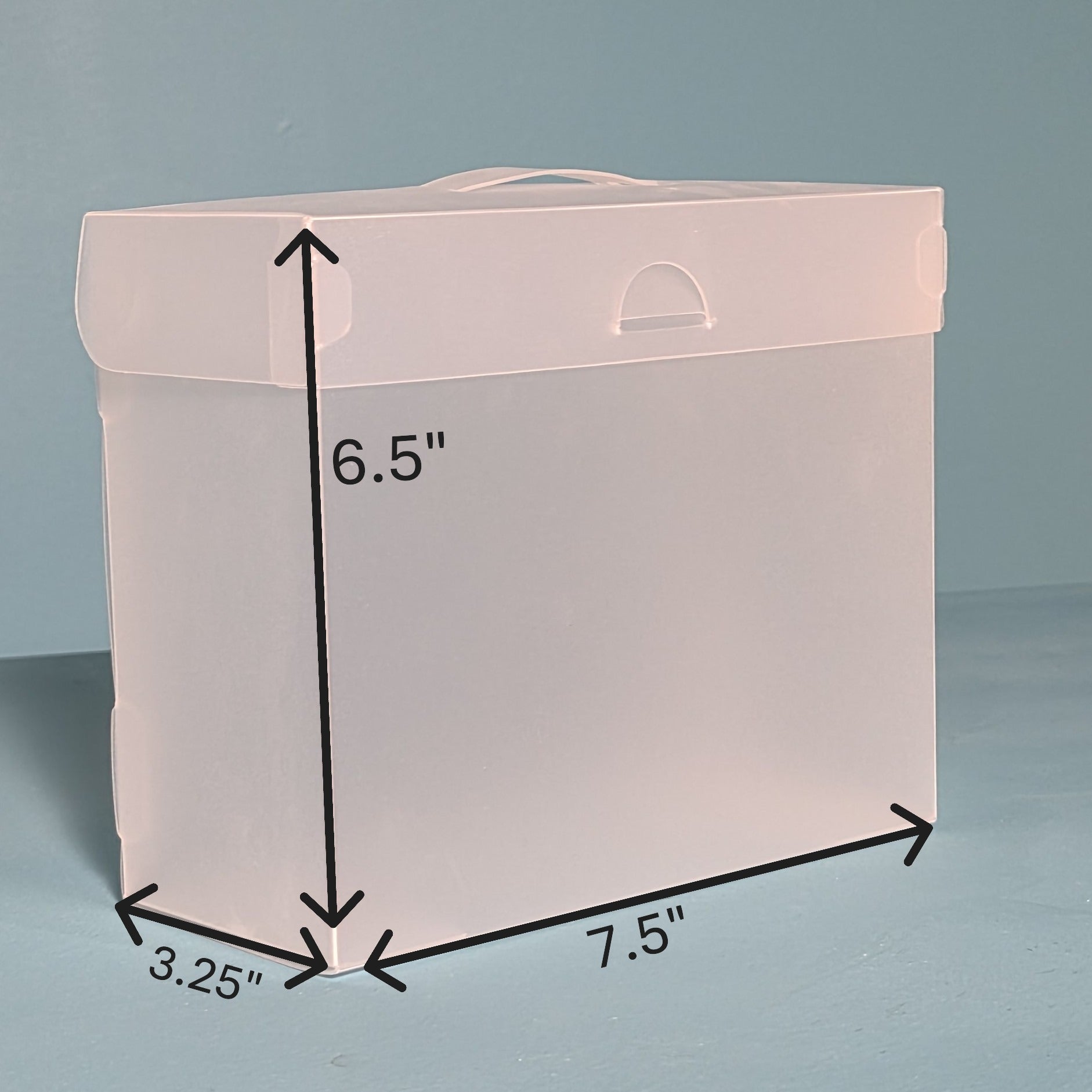 The Organized Option 5x7 File Master Storage Box with 5 Pockets