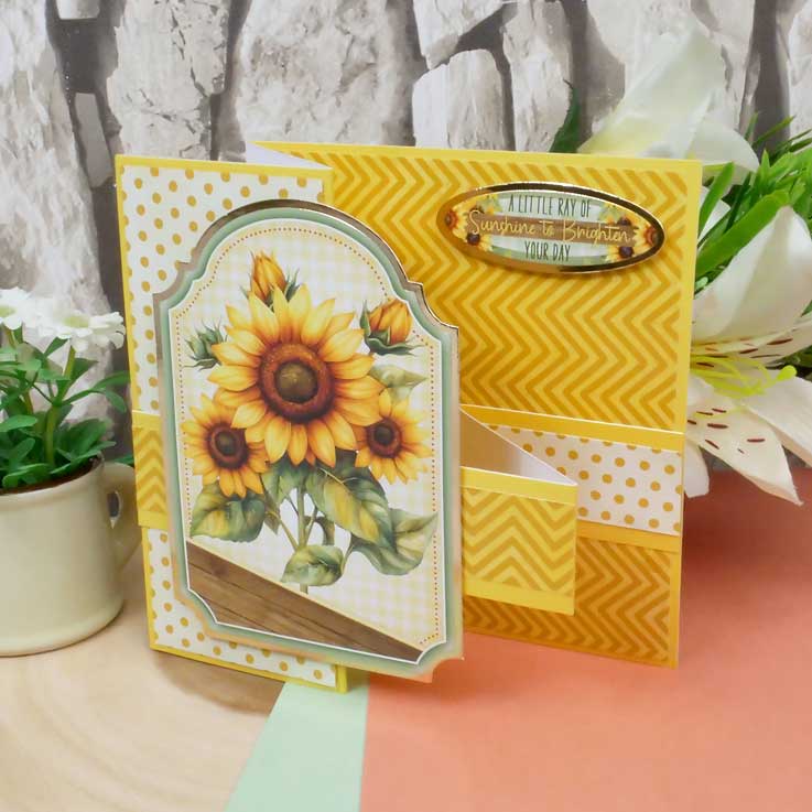 Sunflower Smiles Card Topper Sheet