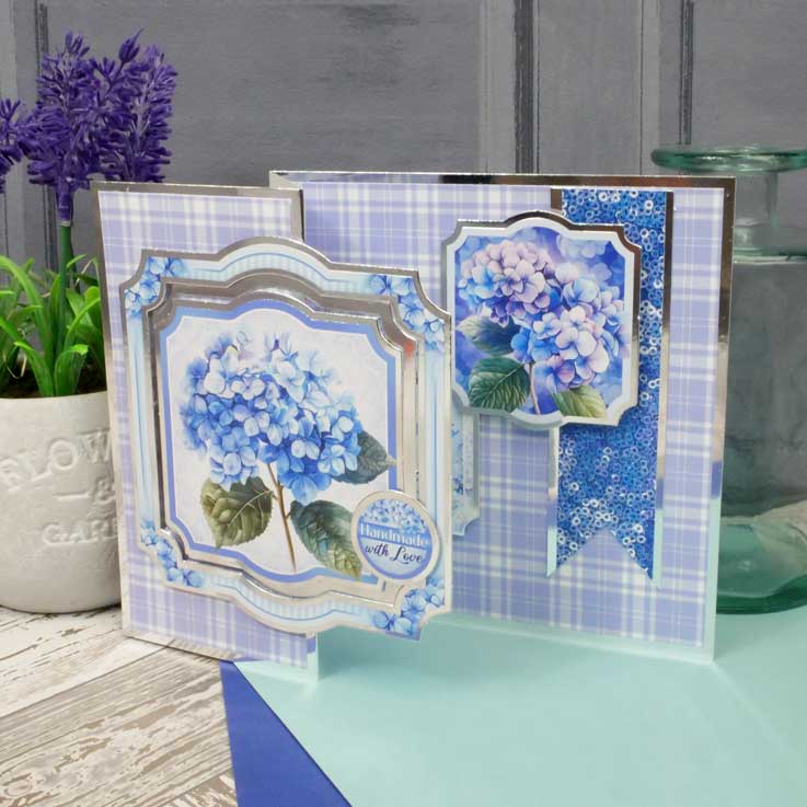 Hydrangea from the Heart Card Topper Sheet