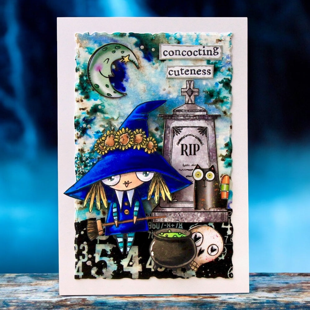 AALL and Create - A7 Stamp Set - Wee Witch