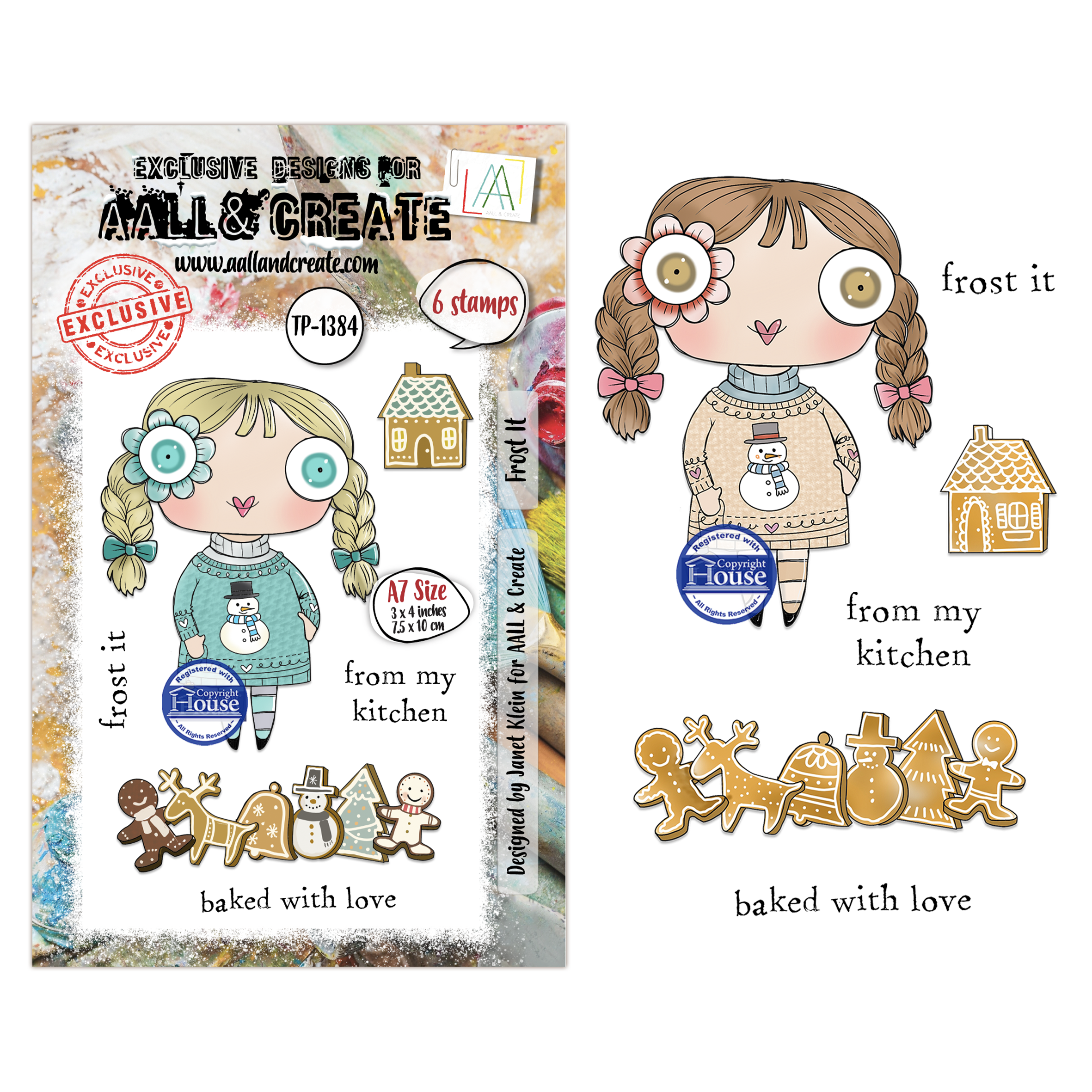 AALL and Create - A7 Stamp Set - Frost It