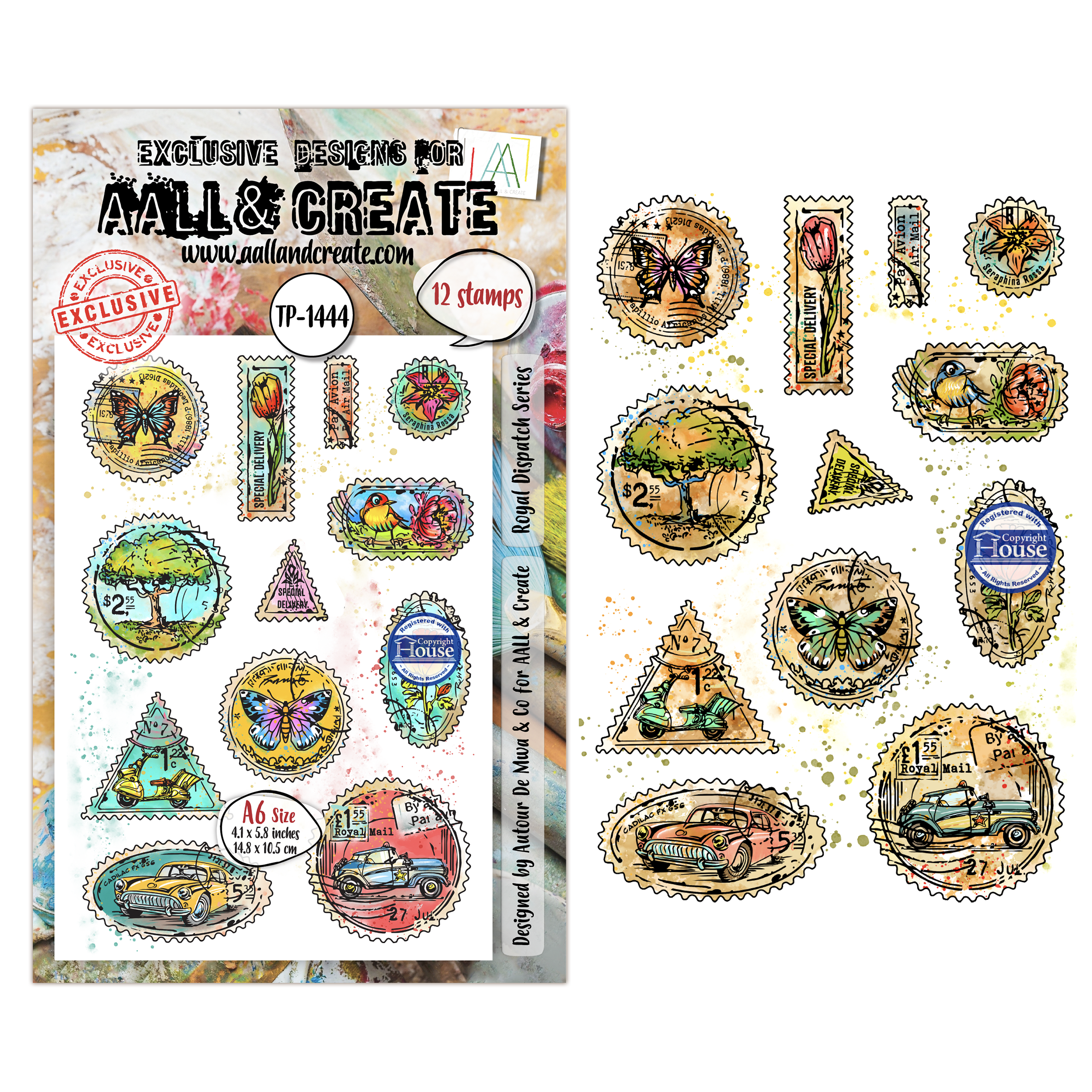 AALL and Create - A6 - Stamp Sets - Royal Dispatch Series