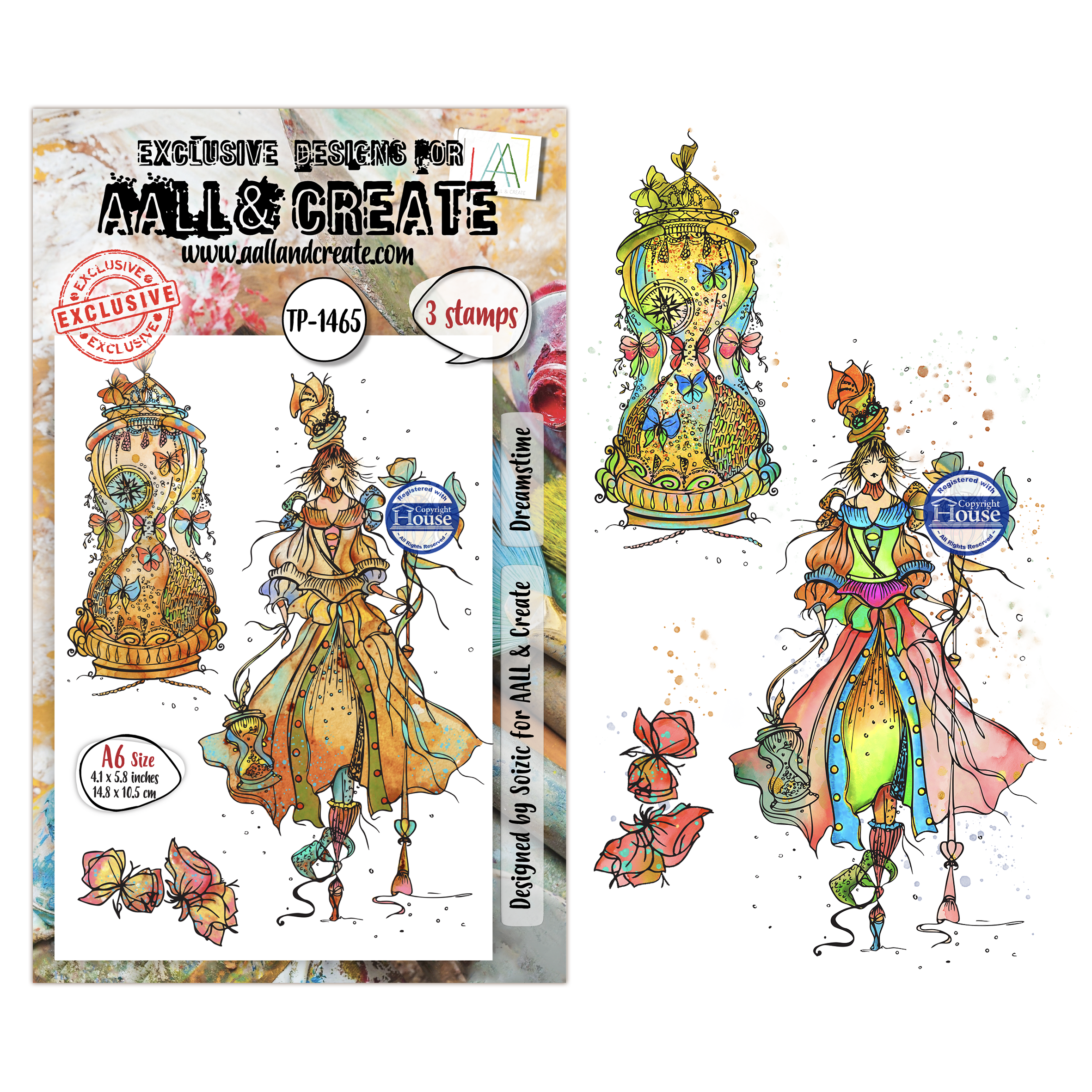 AALL and Create - A6 - Stamp Set - Dreamstime