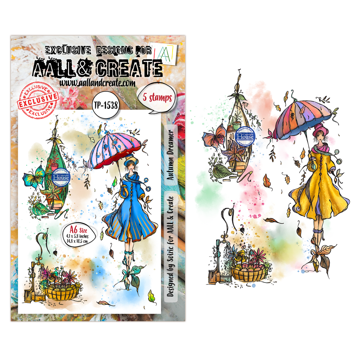 AALL and Create - A6 Stamp Set - Autumn Dreamer
