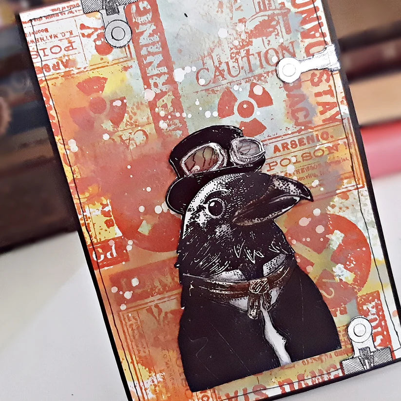 AALL and Create - A7 - Stamp Set - Dashing Crow