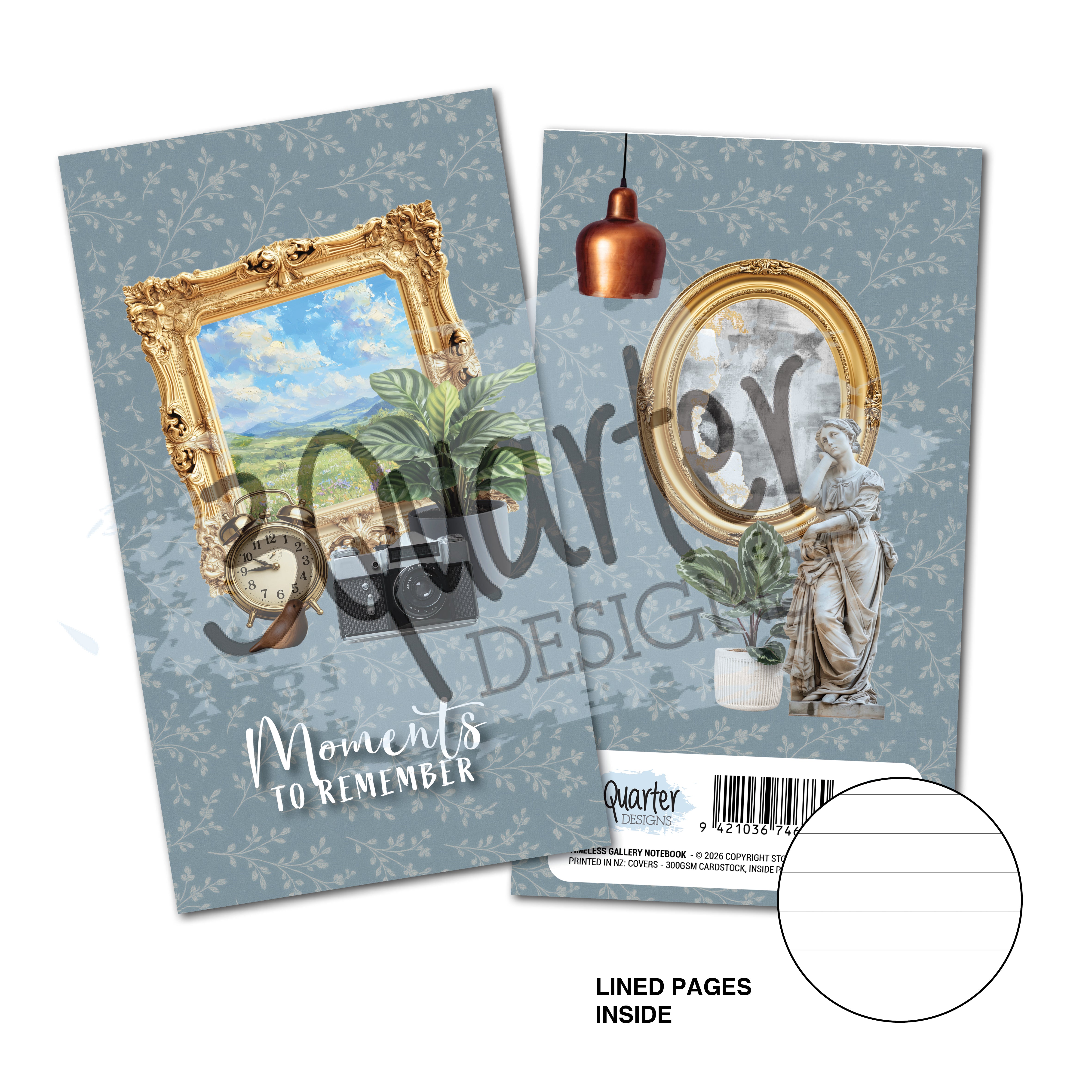3Quarter Designs Timeless Gallery Mini Notebook