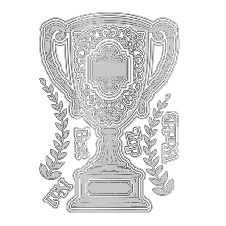 Carnation Crafts Trophy Card Shape Die Set