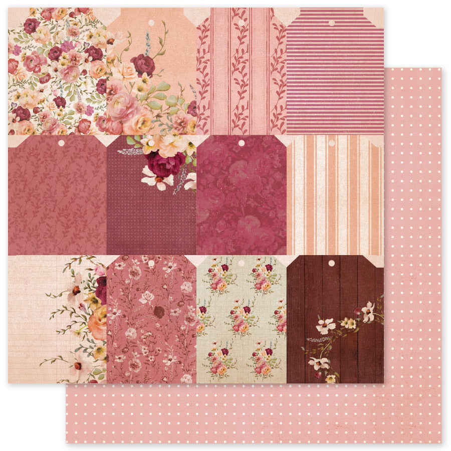 Vintage Rose Basics 6x6 Paper Collection 33642
