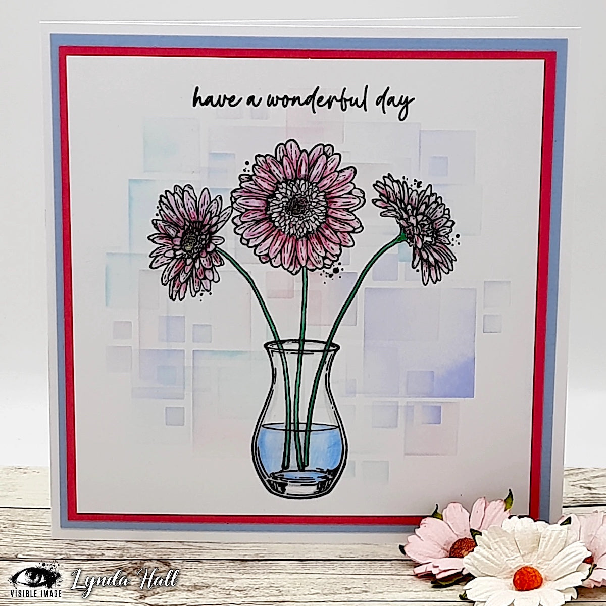 Visible Image Birthday In Bloom - A6 Stamp Set
