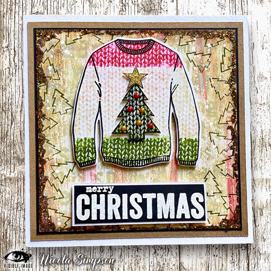 Visible Image Christmas Jumper - A6 Stamp Set