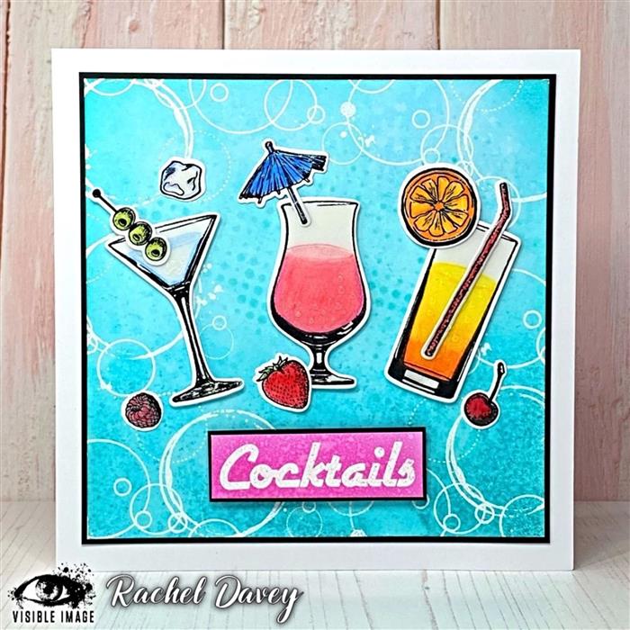 Visible Image Cocktails & Dreams - A6 Stamp Set