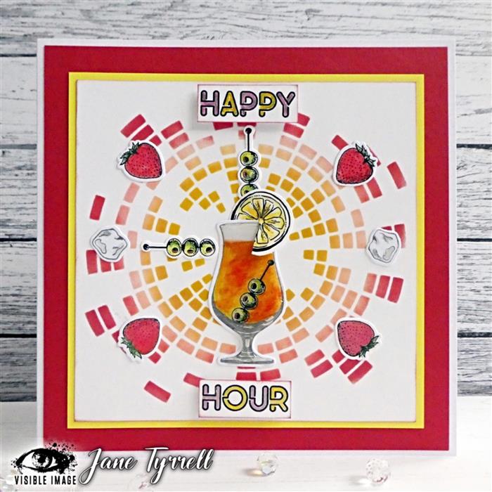 Visible Image Cocktails & Dreams Co-ordinating Dies